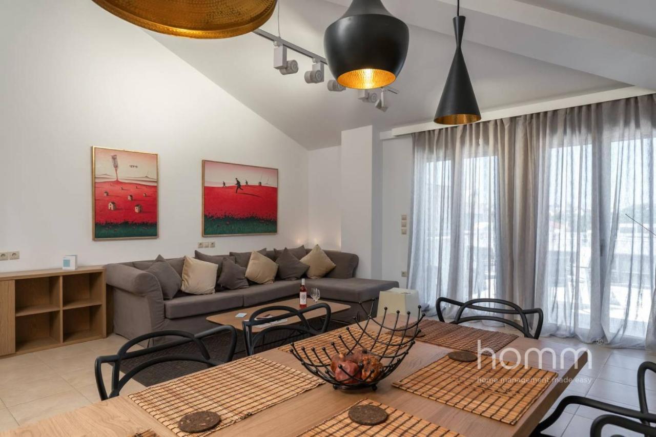 137Sqm Homm Apartment With Acropolis View 7Ppl Athen Eksteriør billede