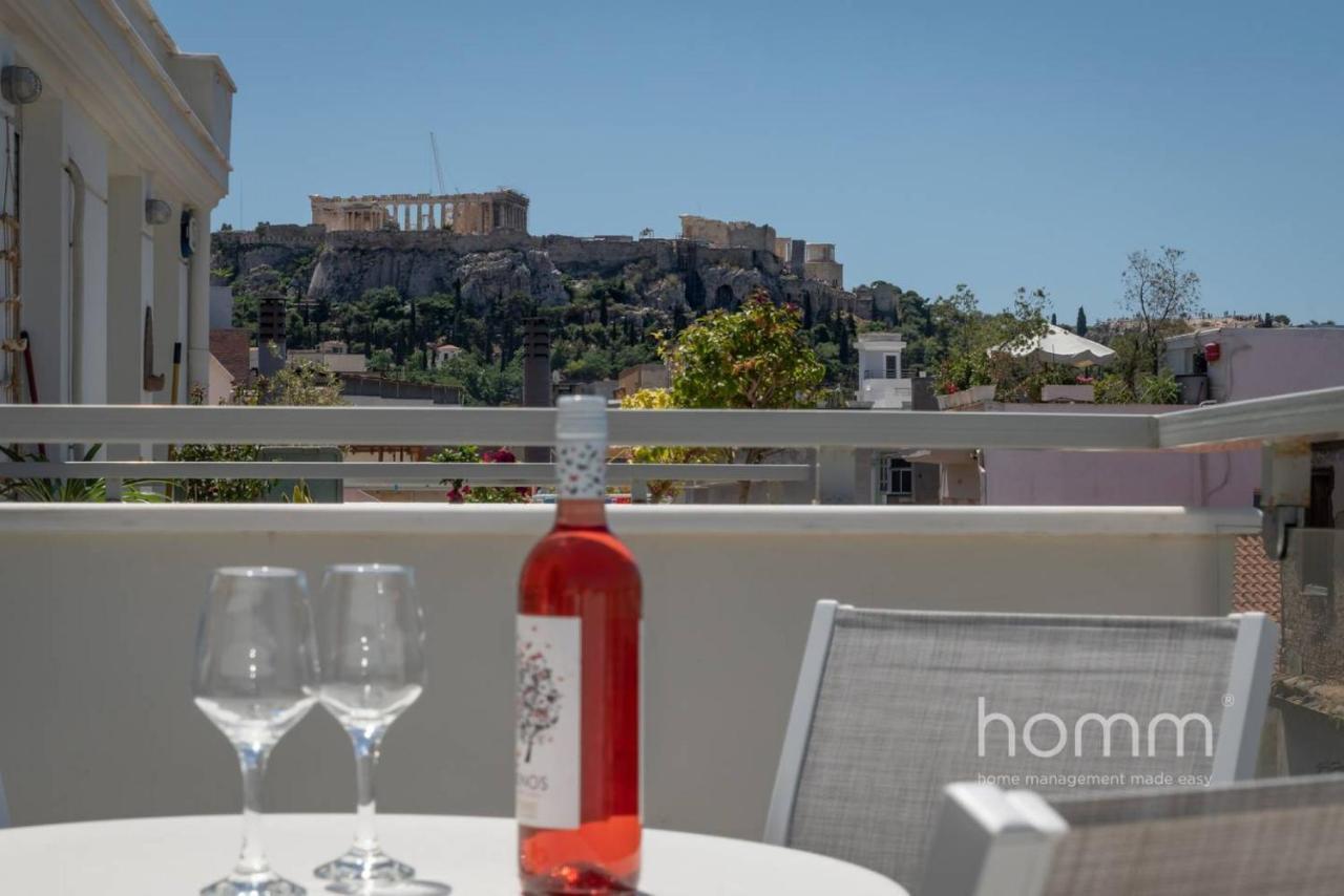 137Sqm Homm Apartment With Acropolis View 7Ppl Athen Eksteriør billede